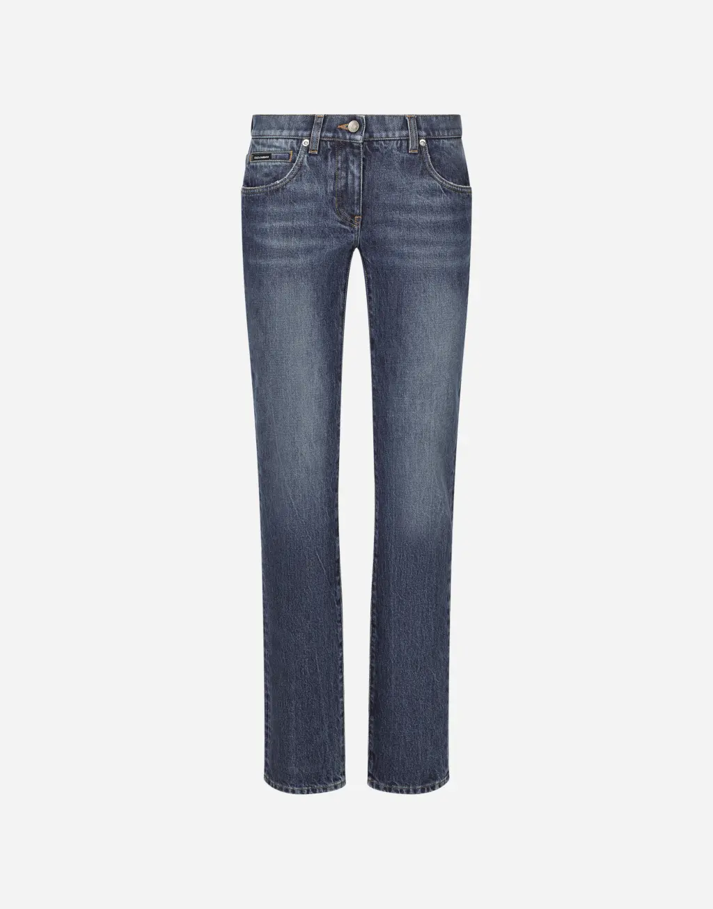 紧身款弹力丹宁牛仔裤