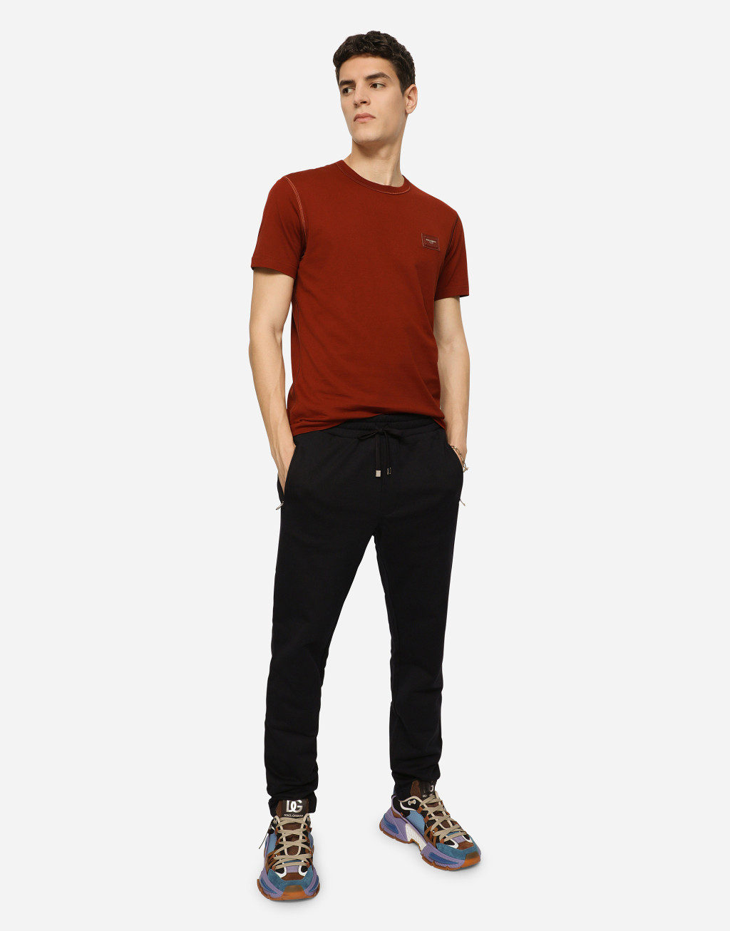 棉质抓绒慢跑裤6