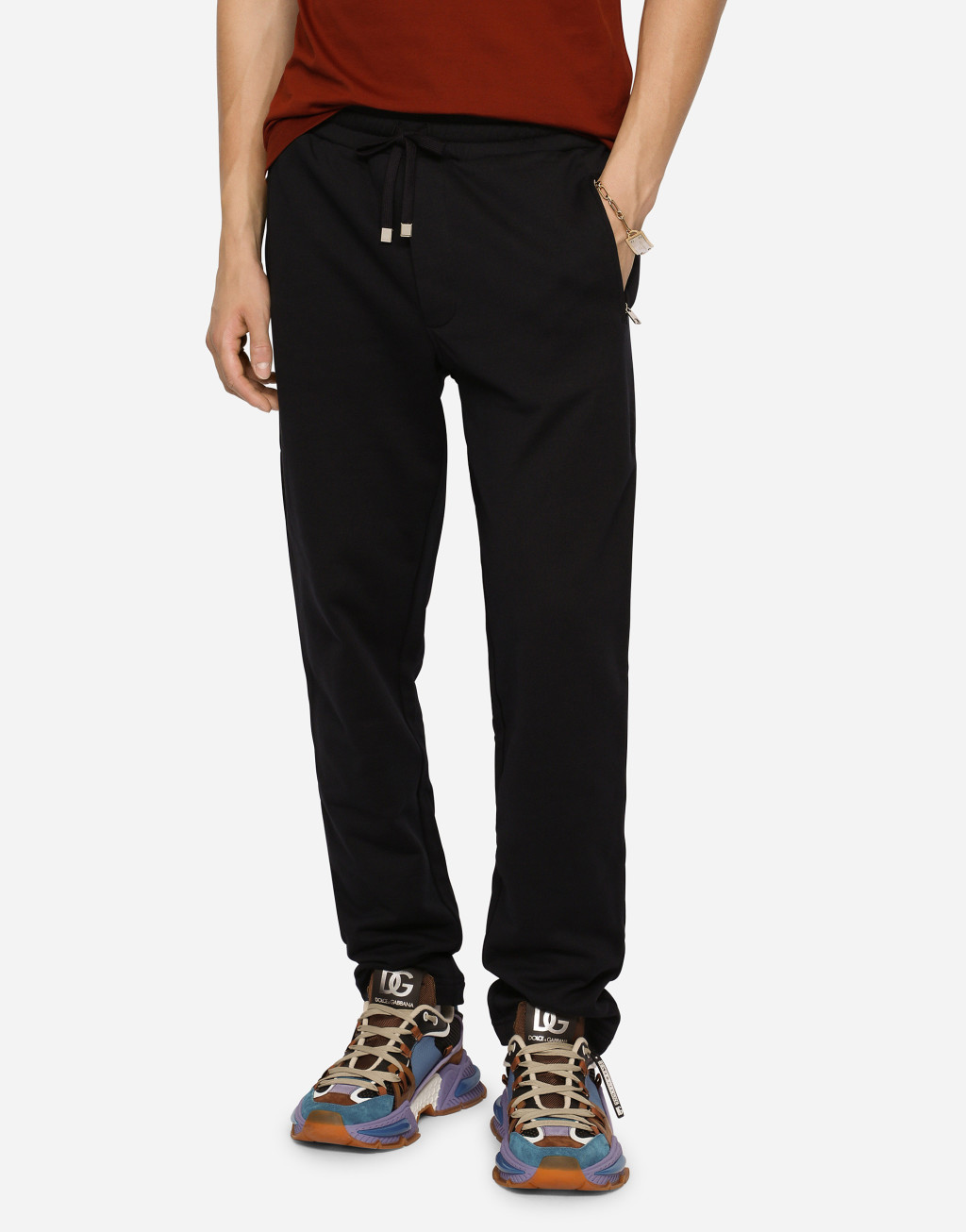 棉质抓绒慢跑裤4