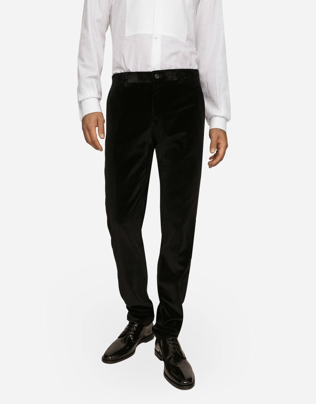 棉质天鹅绒长裤4