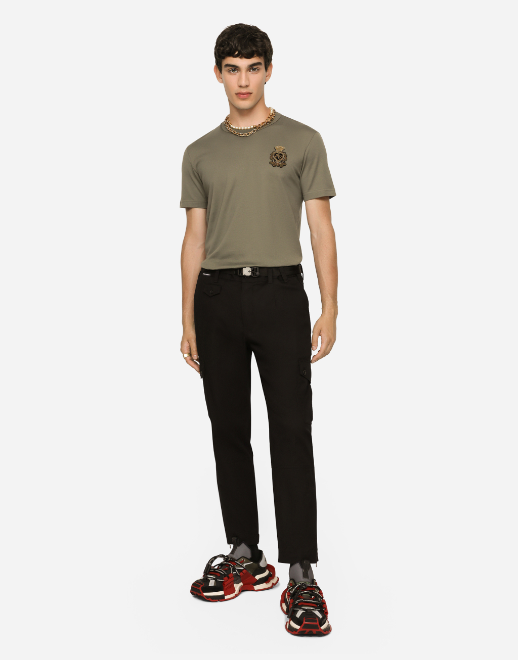 弹力棉质工装裤2