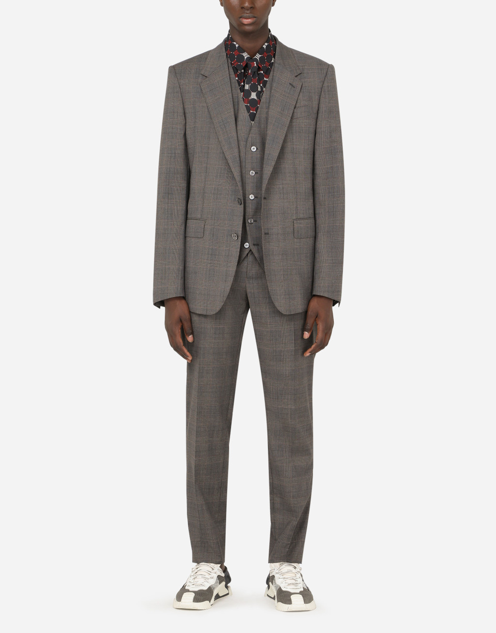 威尔士亲王格纹羊毛长裤6