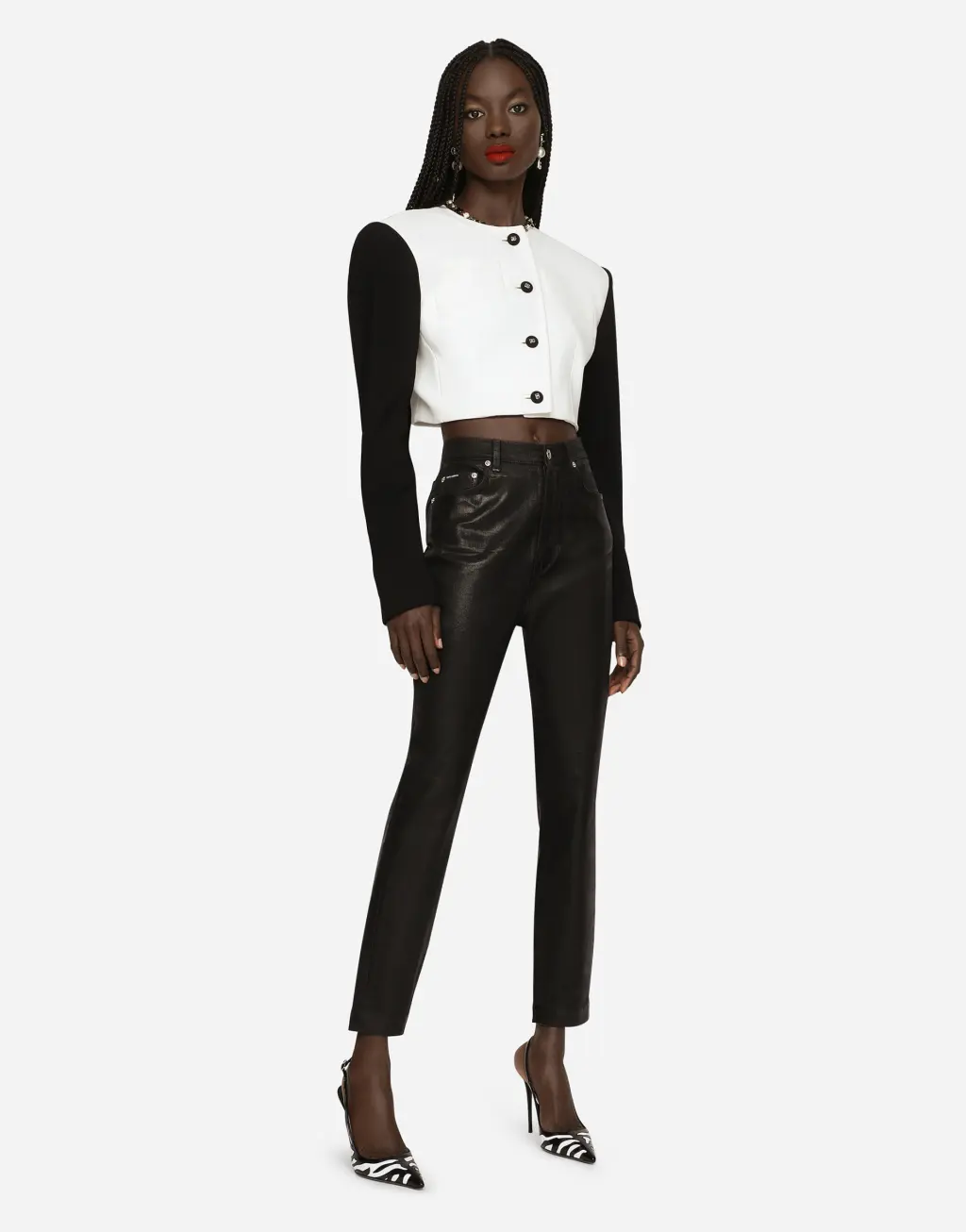 Grace 涂层丹宁牛仔裤