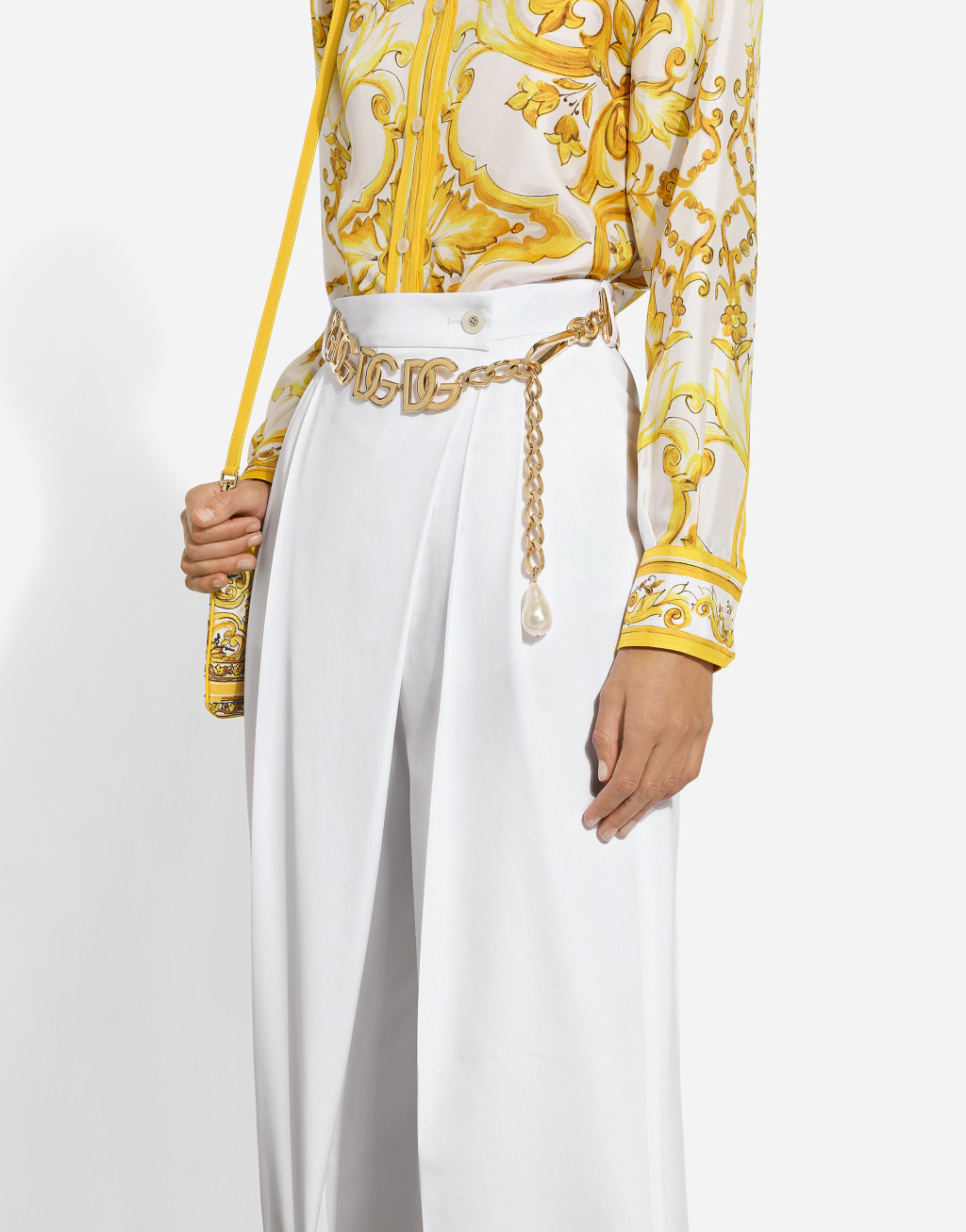 棉质府绸喇叭裤4