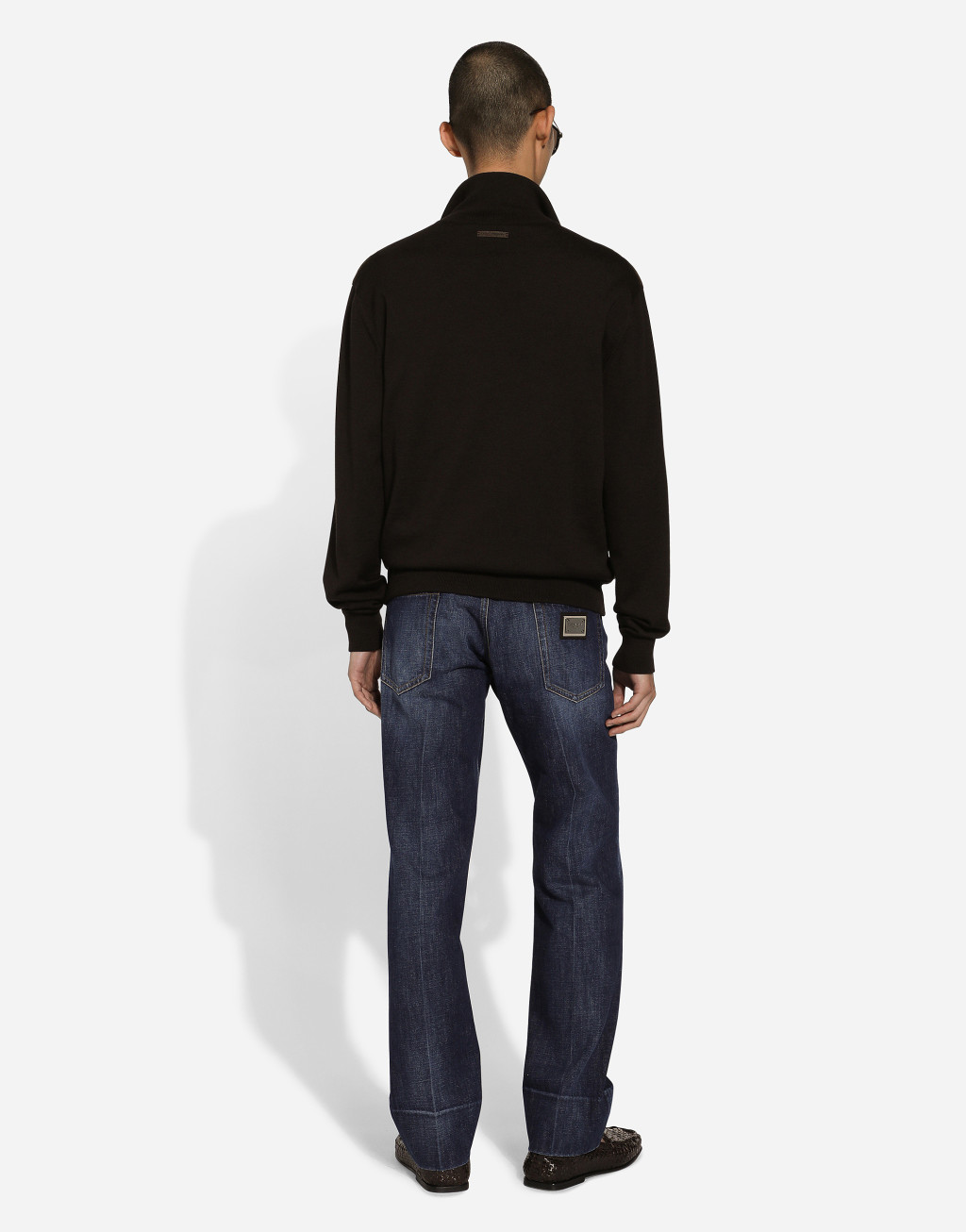 标牌丹宁经典牛仔裤3