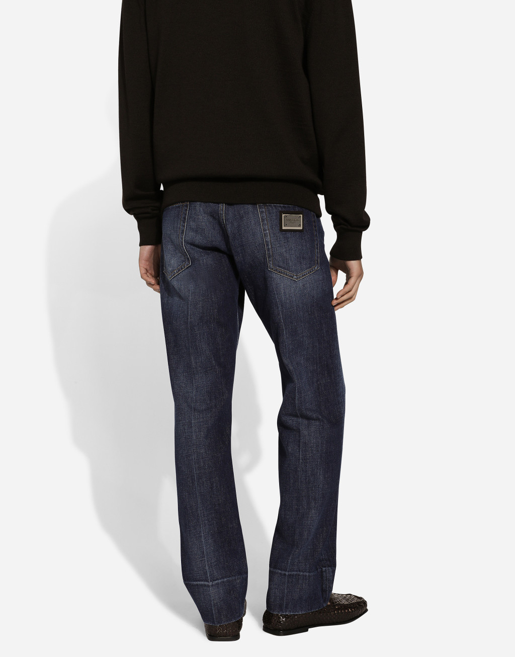 标牌丹宁经典牛仔裤4