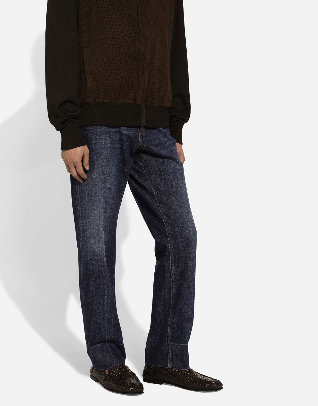 标牌丹宁经典牛仔裤5