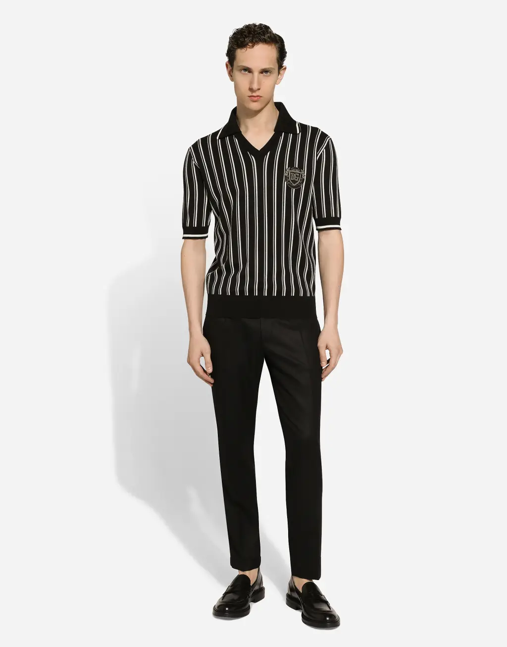 羊毛法兰绒精裁长裤