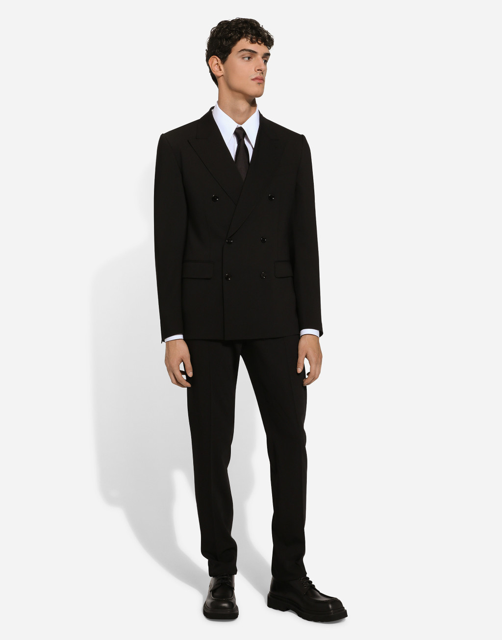 弹力斜纹布精裁长裤3