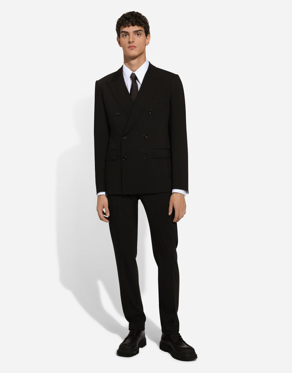 弹力斜纹布精裁长裤5