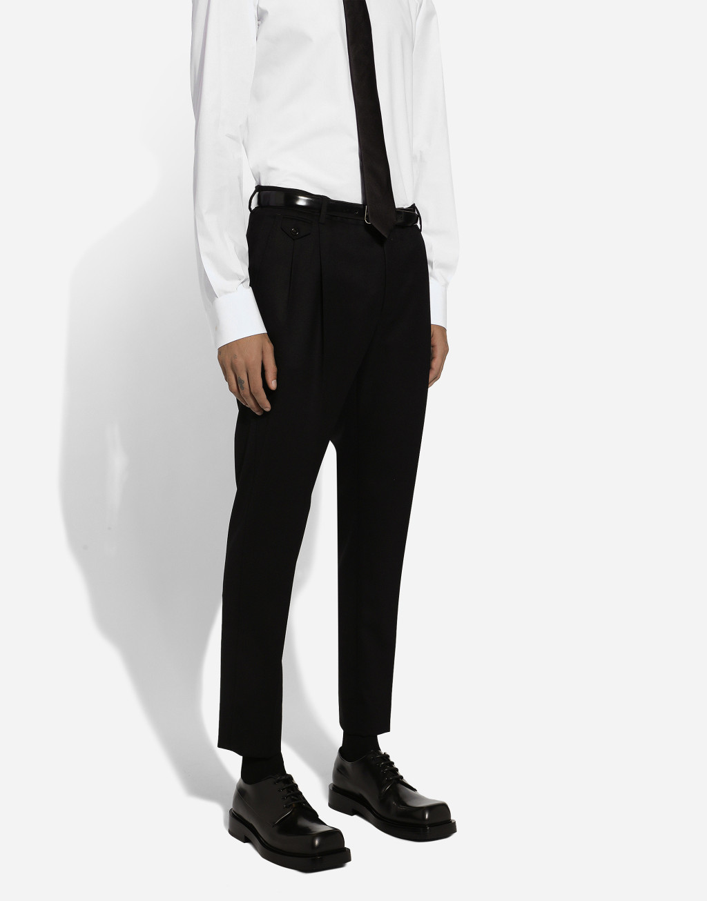 法兰绒精裁长裤4