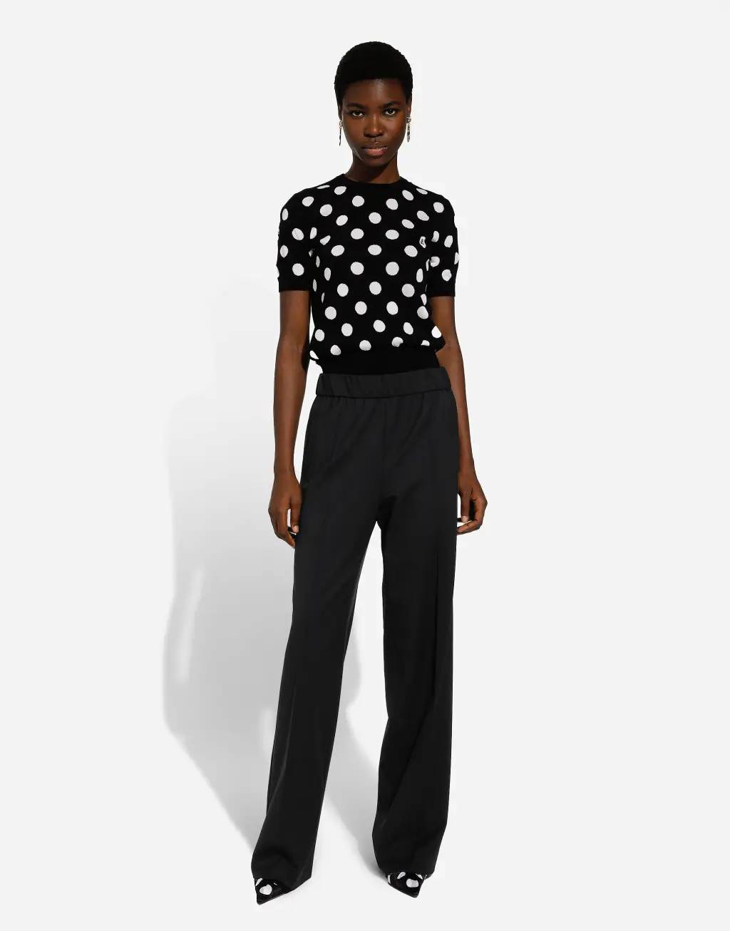 弹力羊毛 Sallia 喇叭裤