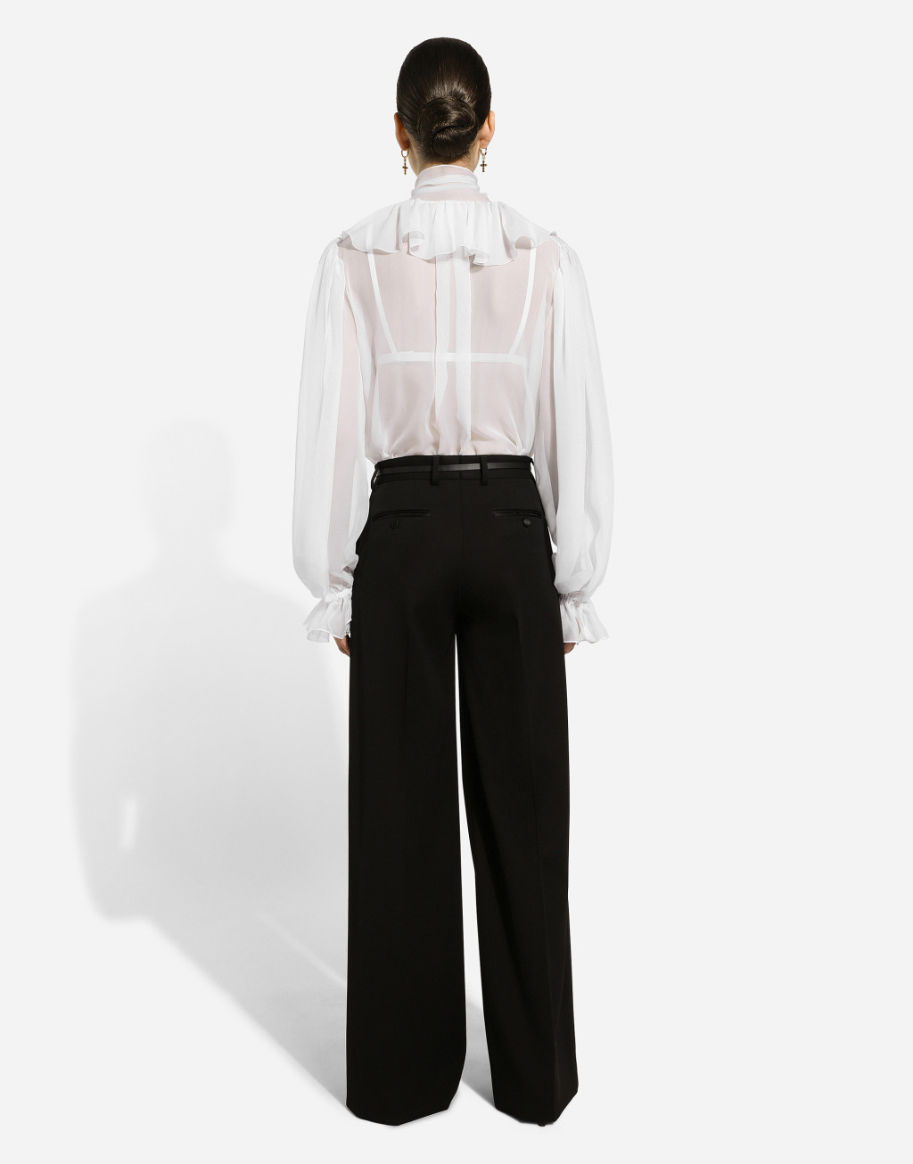 羊毛华达呢喇叭裤3