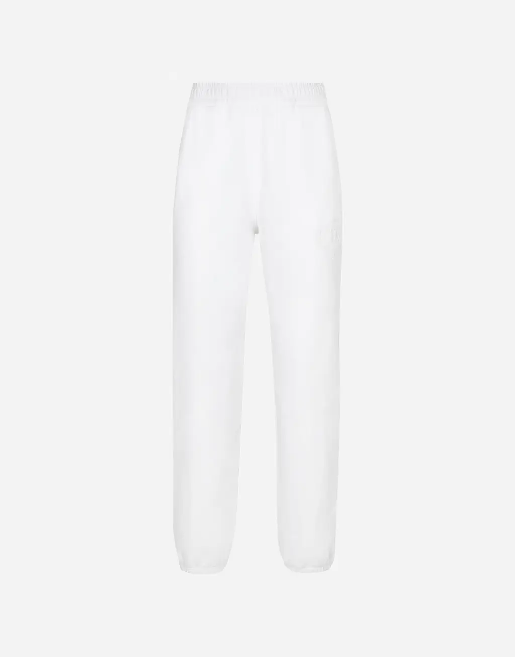 棉质平纹针织慢跑裤