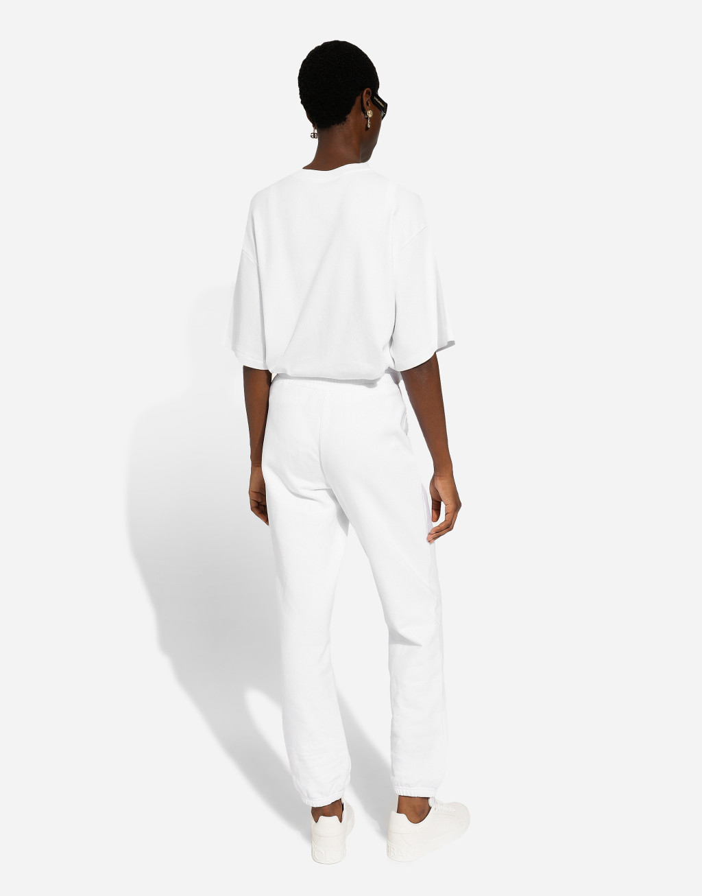 棉质平纹针织慢跑裤3