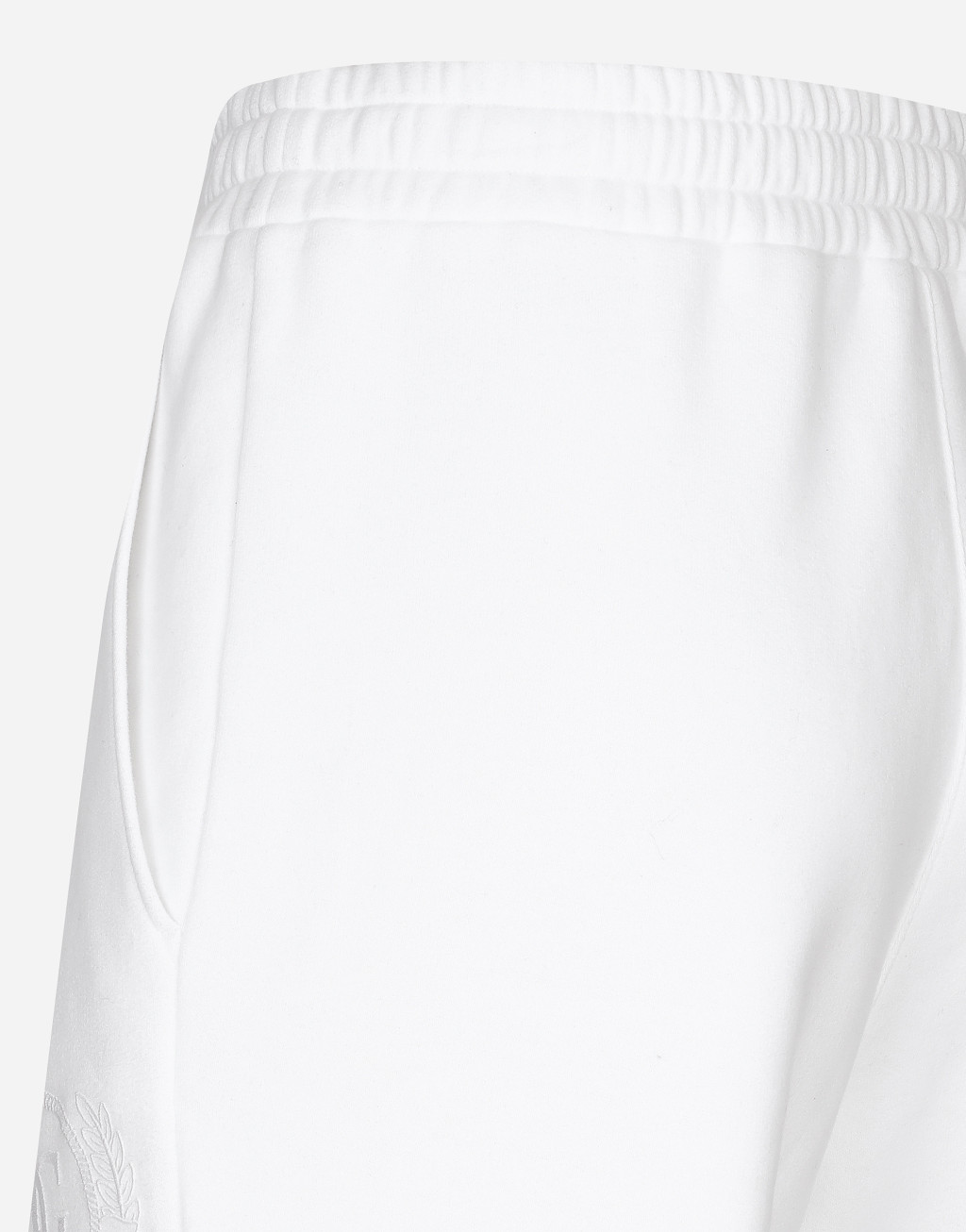 棉质平纹针织慢跑裤5