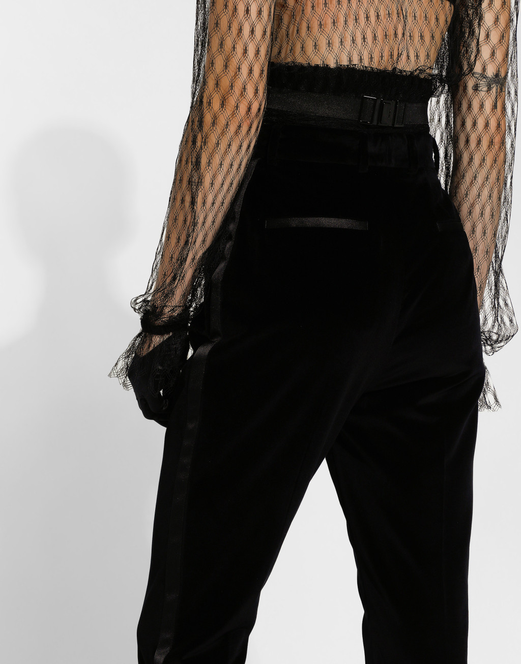 天鹅绒精裁礼服长裤5