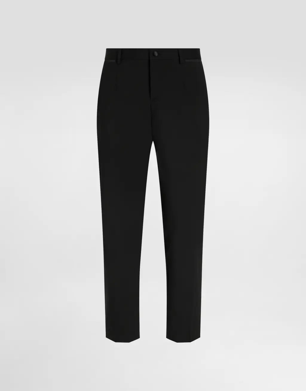 弹力羊毛礼服长裤