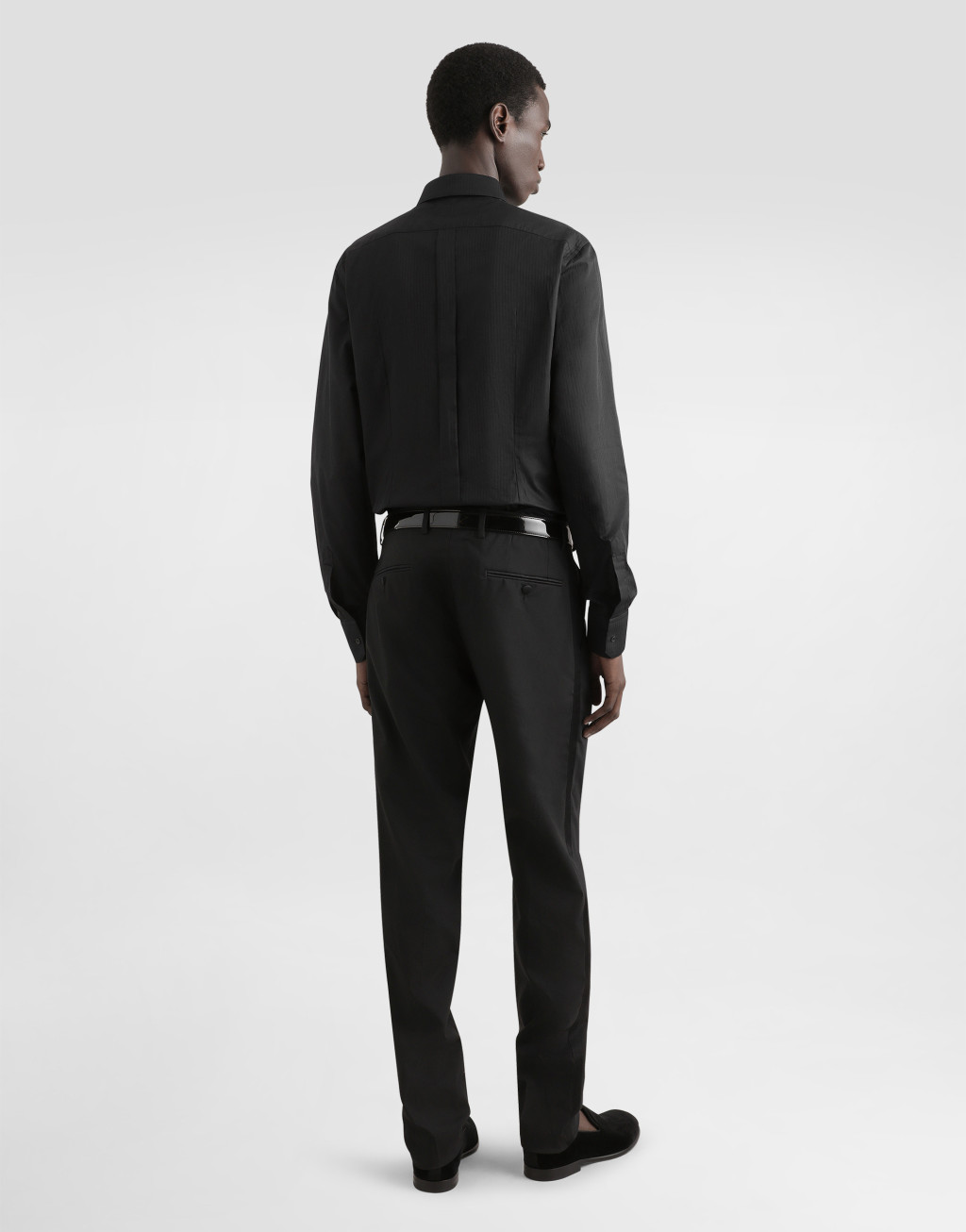 弹力羊毛礼服长裤3