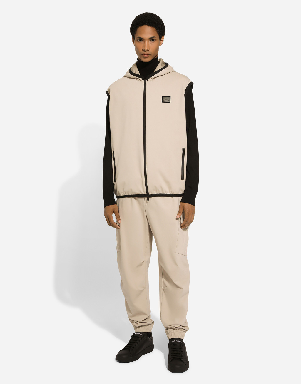 标牌弹力棉质工装裤2