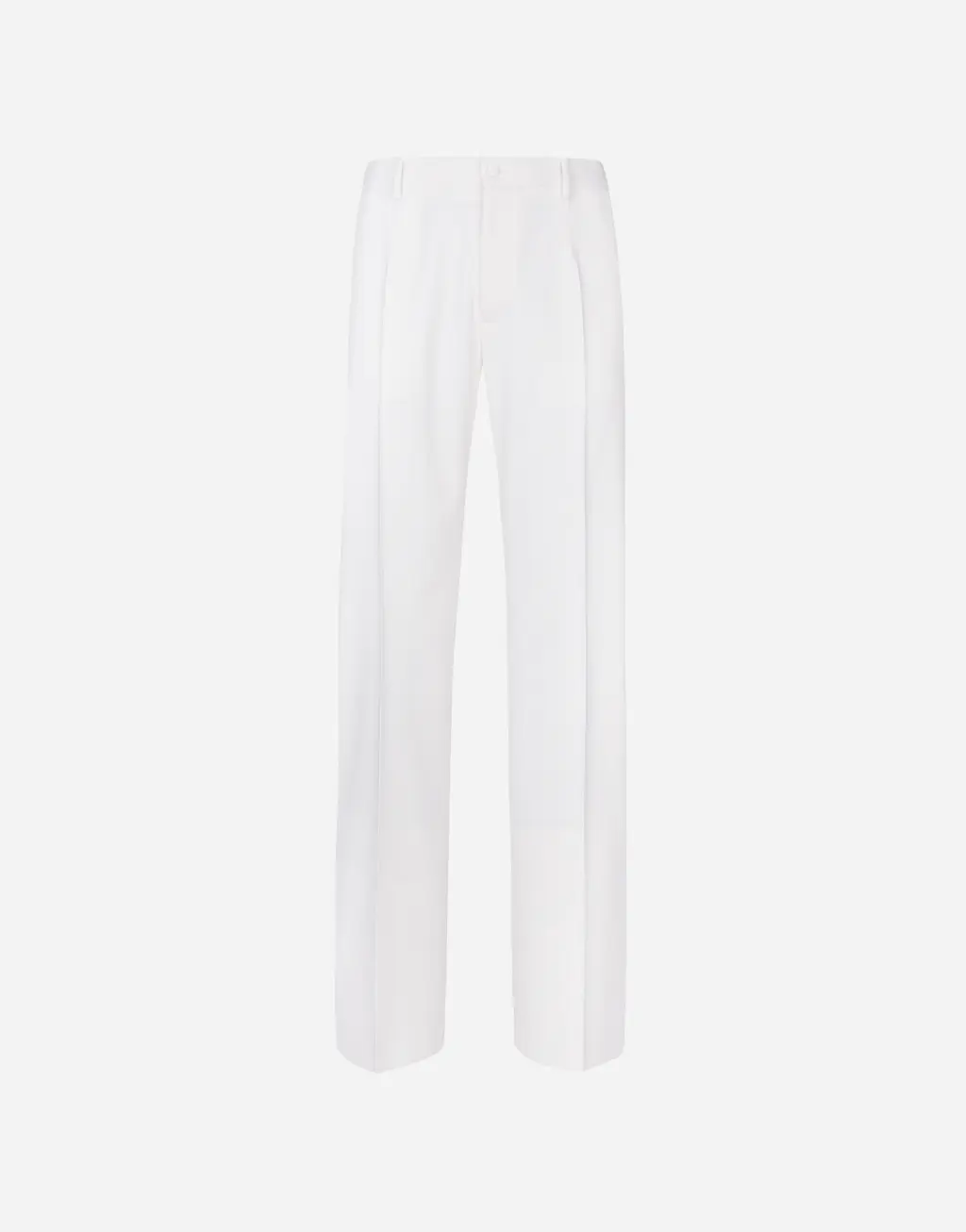 弹力羊毛直筒长裤