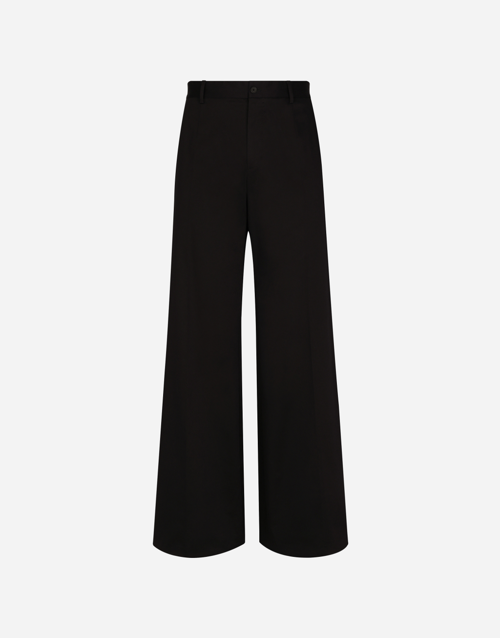 弹力棉质阔腿长裤1