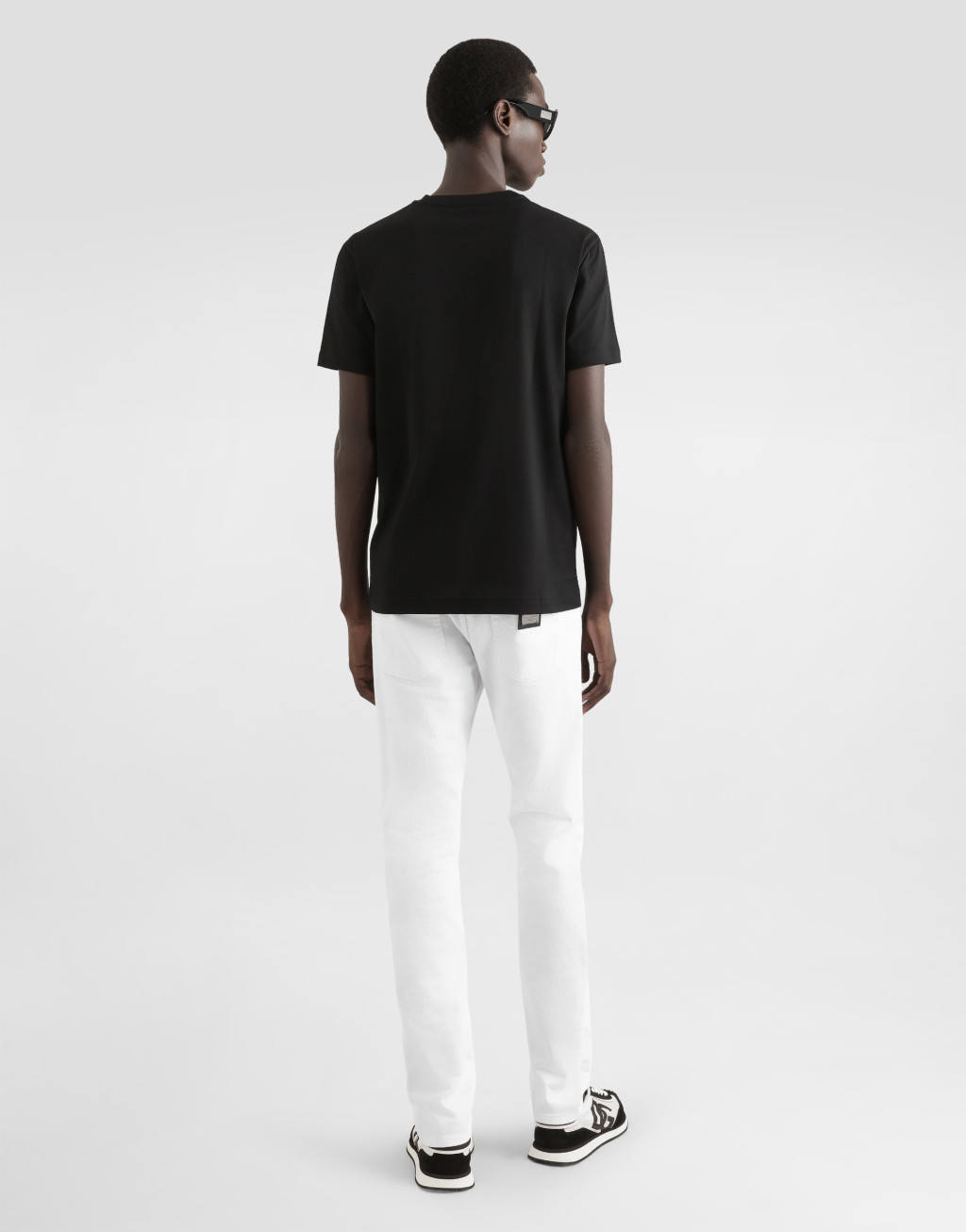 修身款白色弹力牛仔裤3