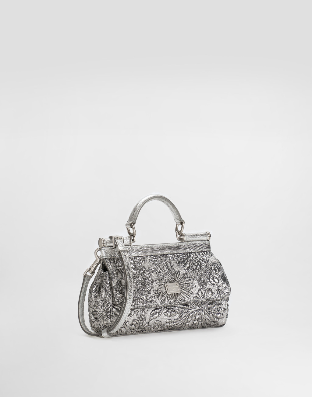 Sicily 小号织锦手袋3