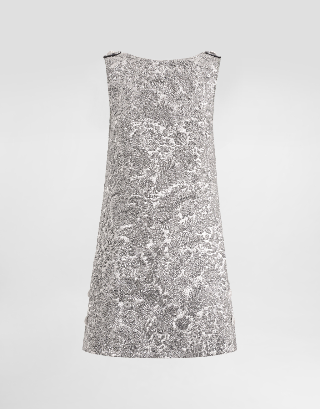 花卉提花连衣裙1