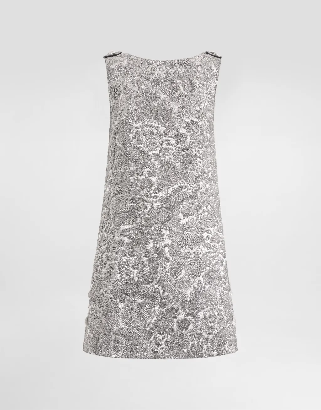 花卉提花连衣裙