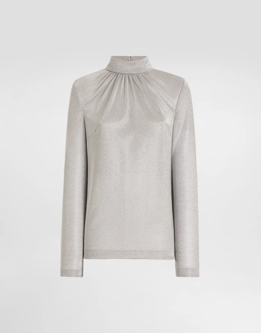 金银线针织上衣