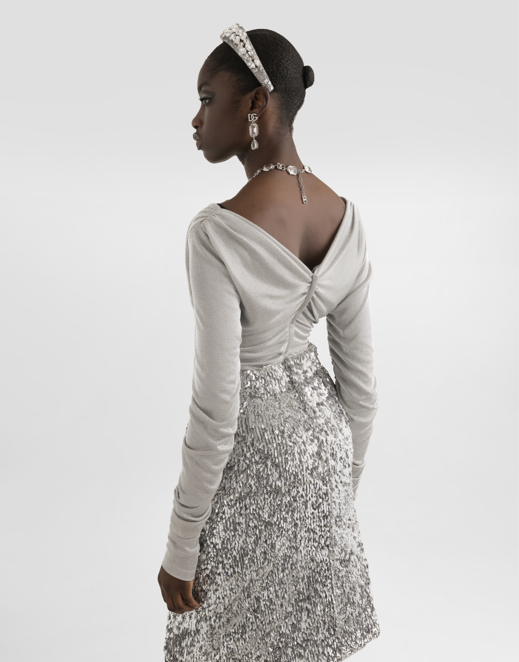 金银线针织上衣5