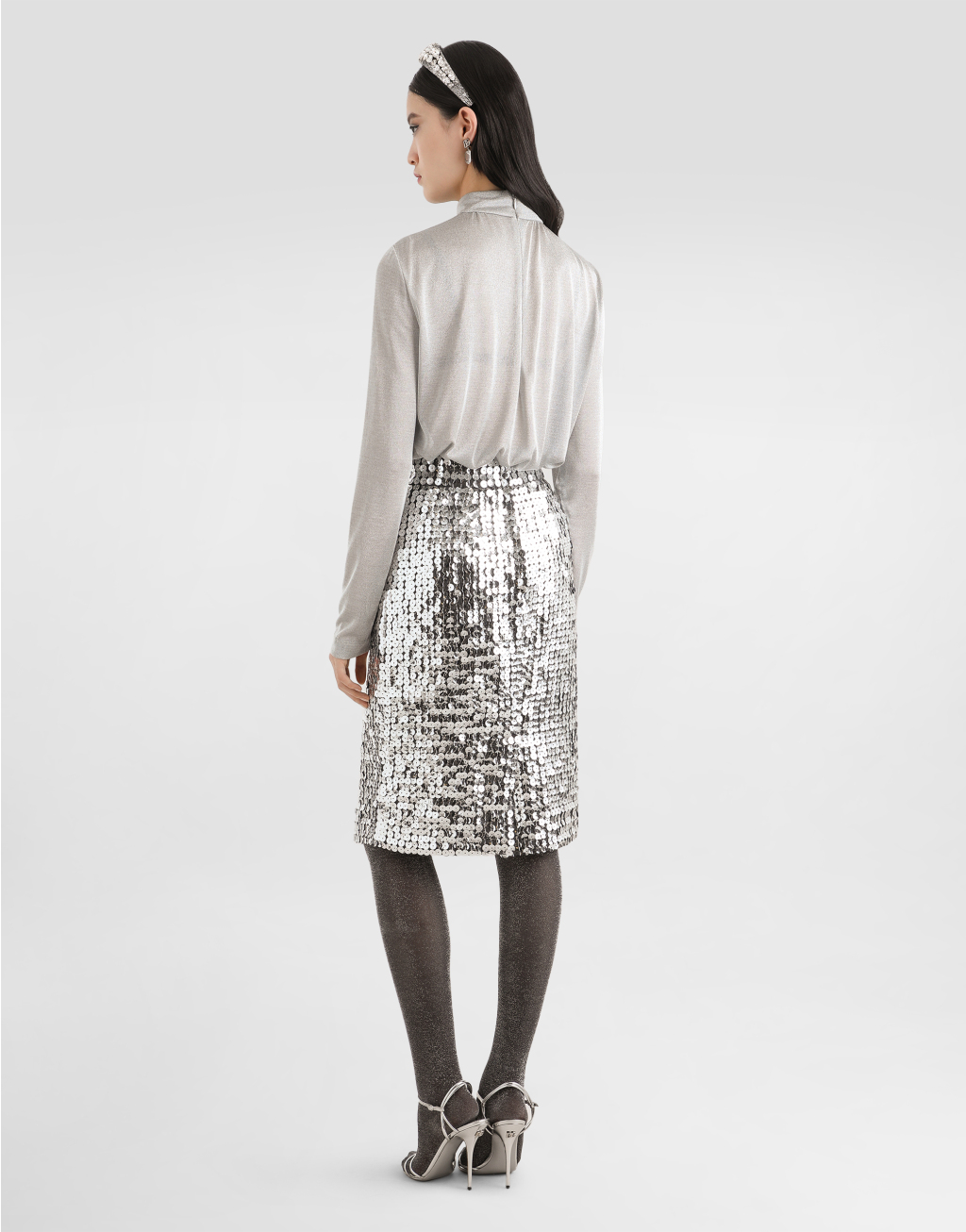 金银线针织上衣3