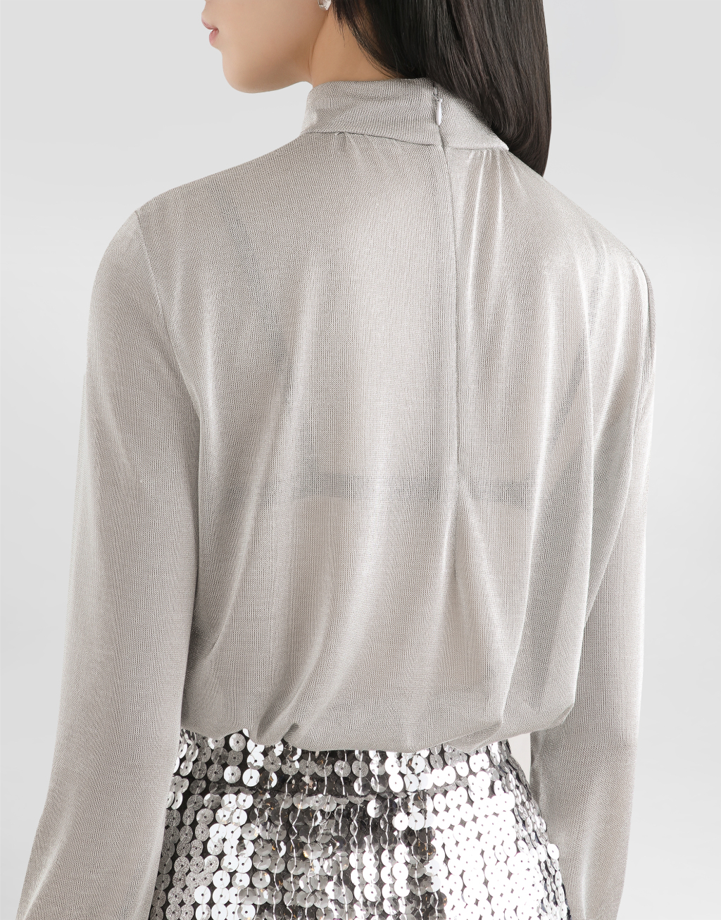 金银线针织上衣5