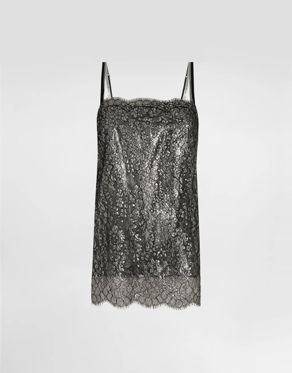 金银线蕾丝上衣