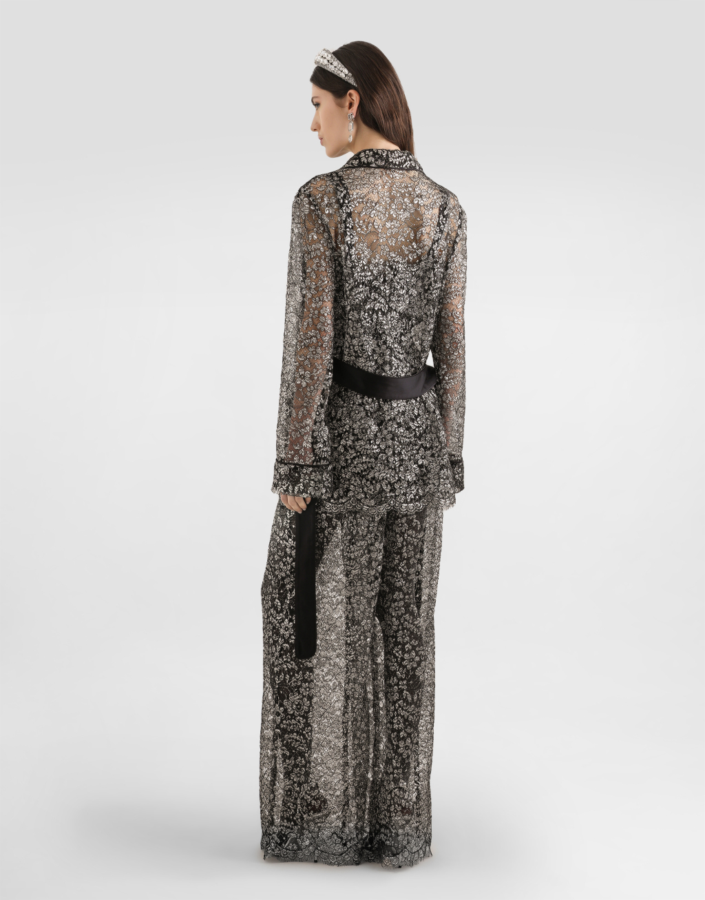 金银线蕾丝上衣3