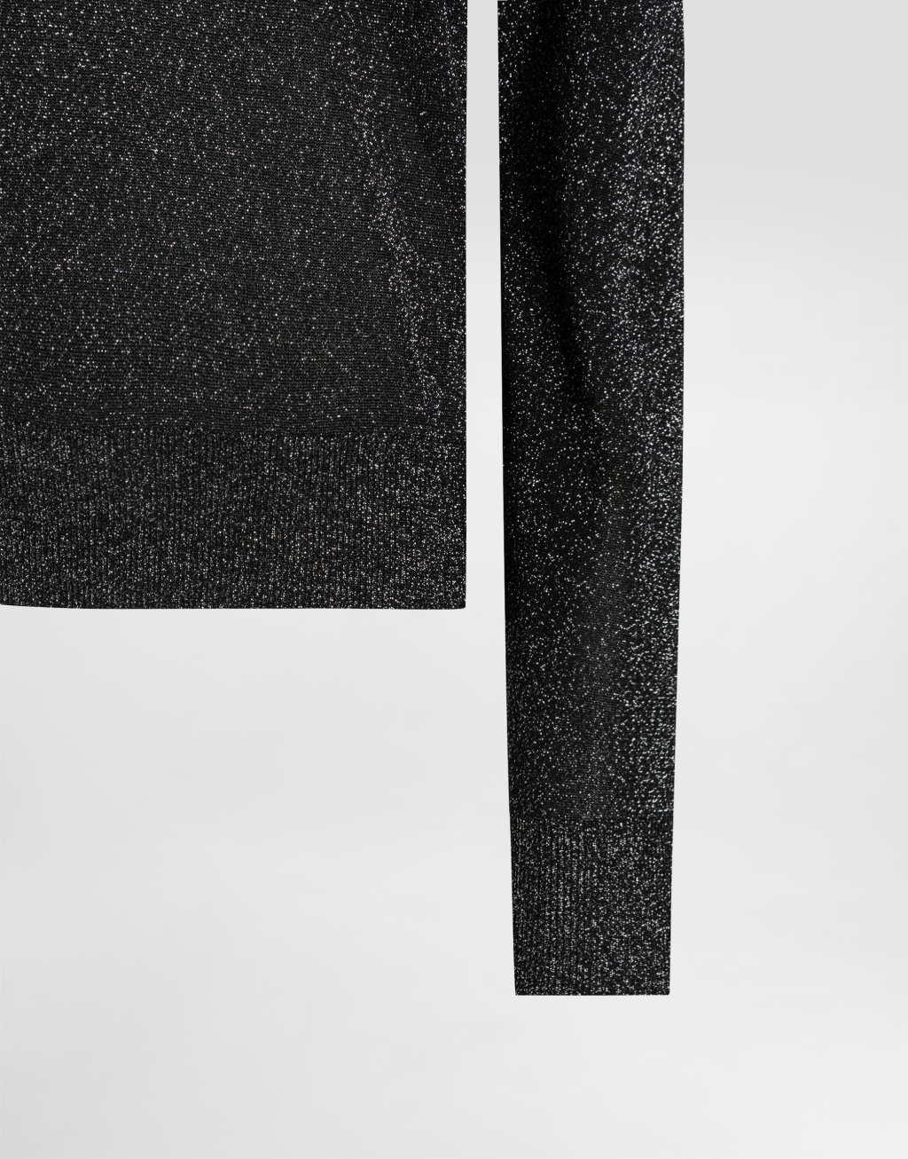 金属粘胶高领针织衫3