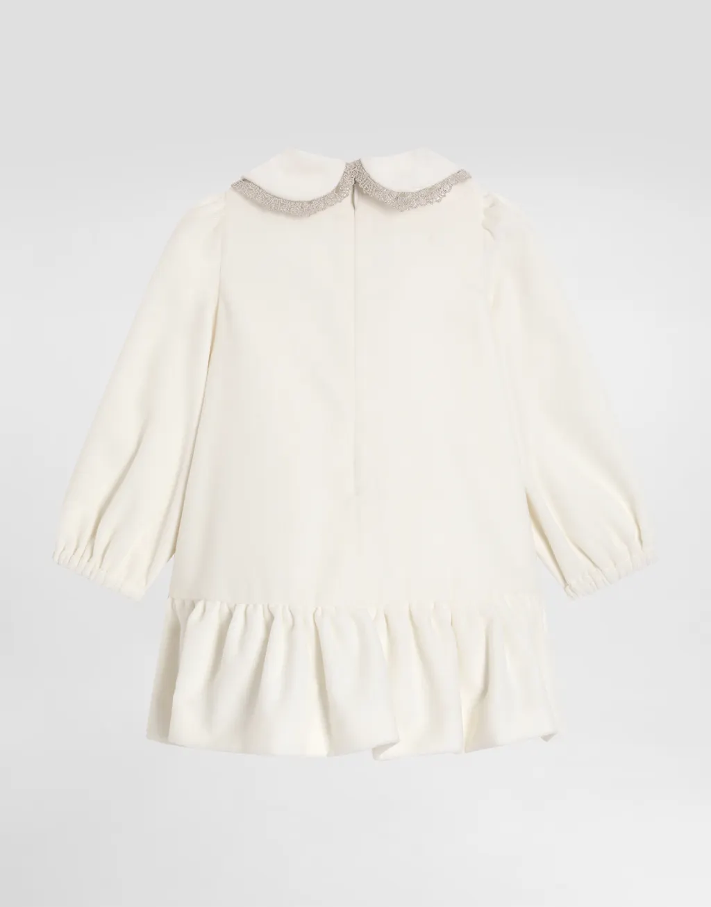 含衬裤光面天鹅绒连衣裙