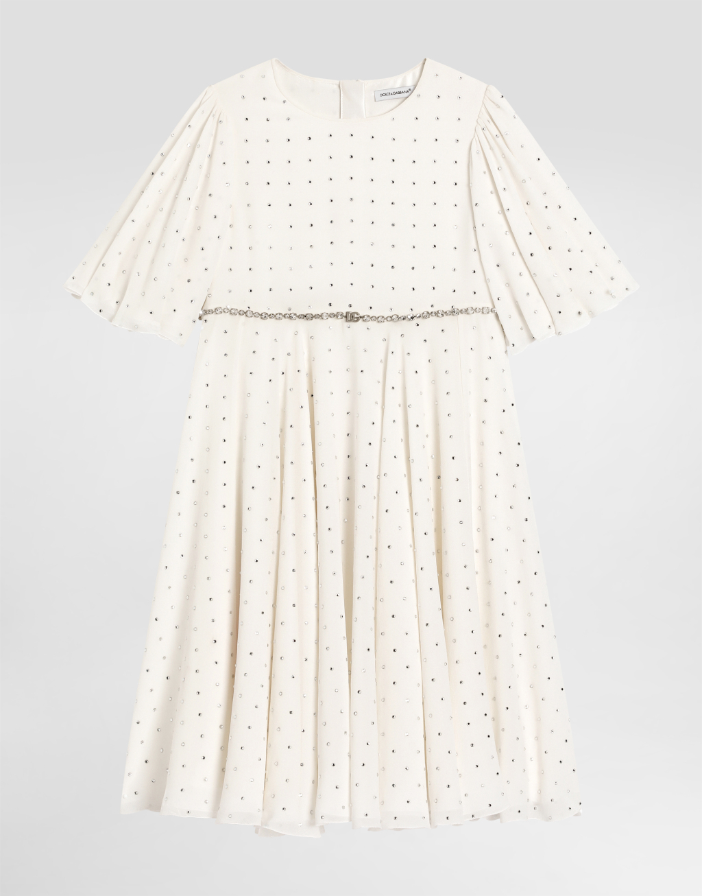 真丝乔其纱连衣裙1