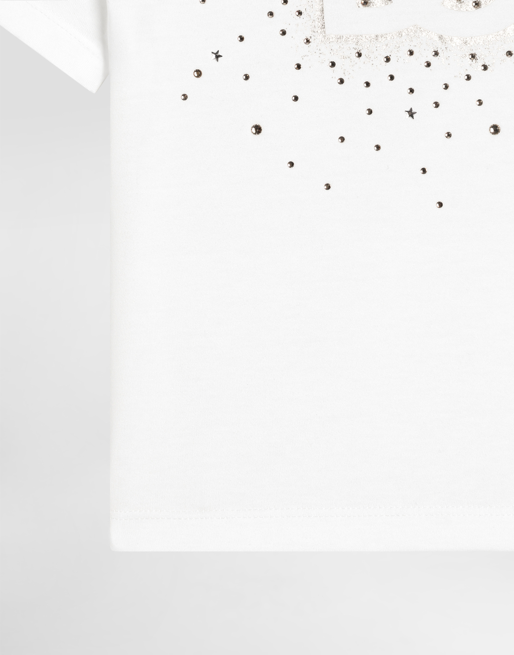 DG 徽标水晶缀饰平纹针织 T 恤4