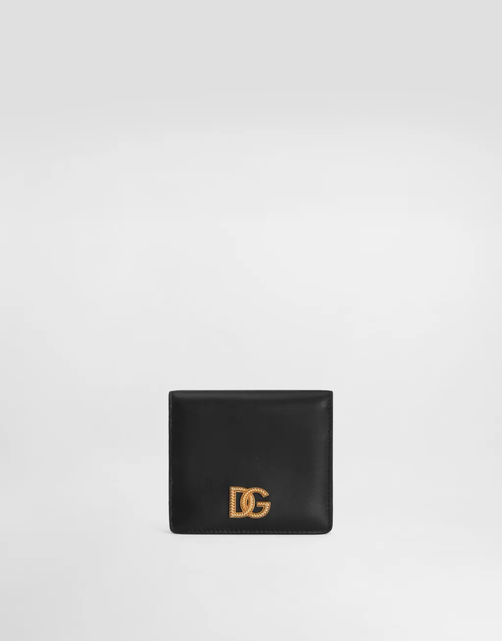 DG 徽标小牛皮钱包