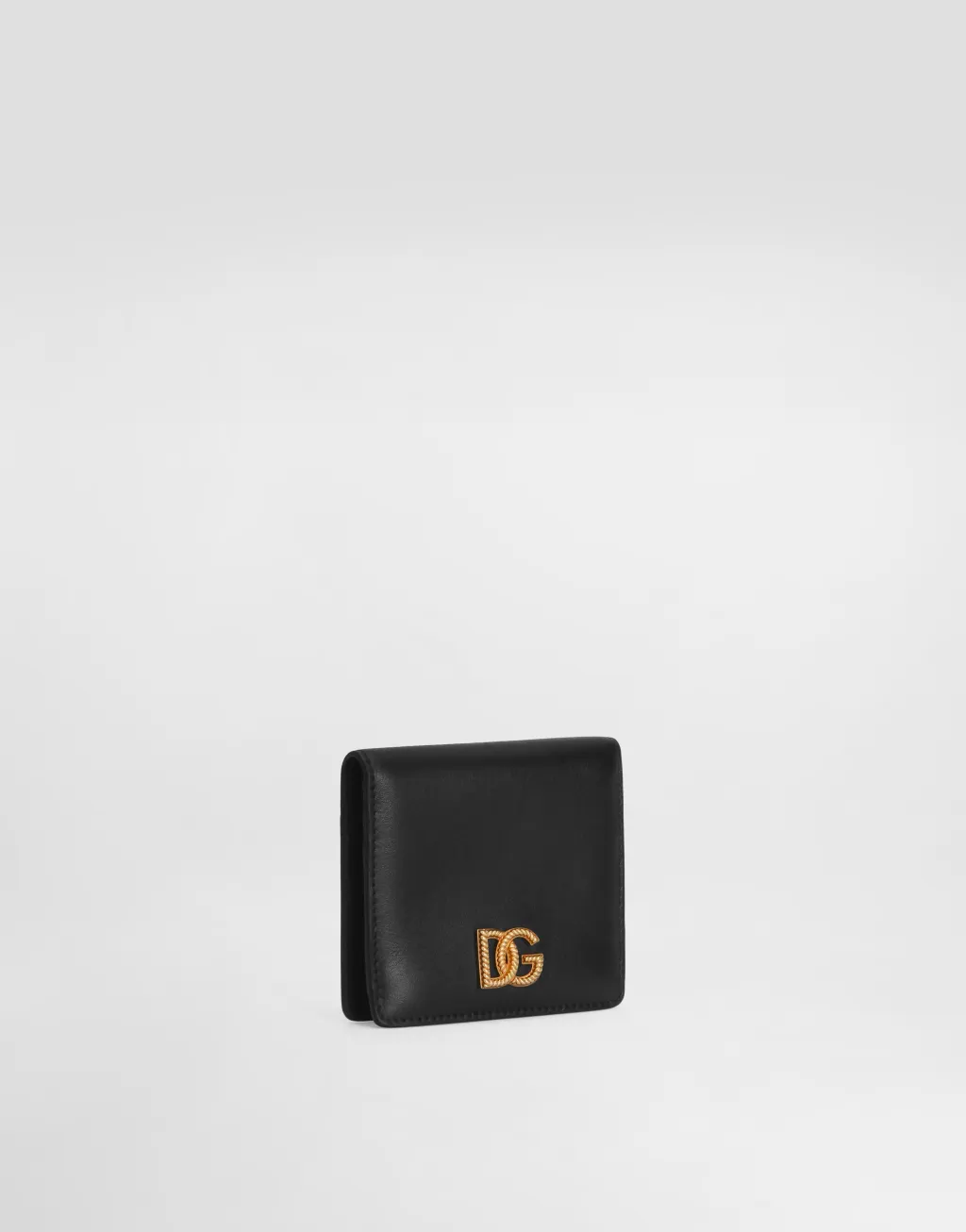 DG 徽标小牛皮钱包