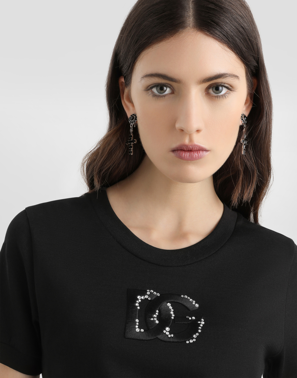 亮片 DG 刺绣平纹针织 T 恤4