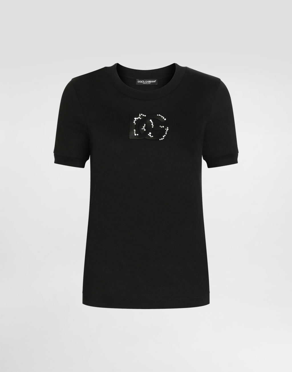 亮片 DG 刺绣平纹针织 T 恤1