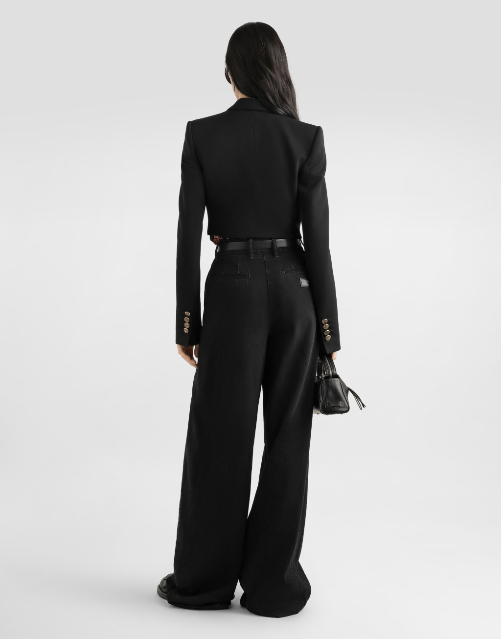 玫瑰印花缎布衬衫3