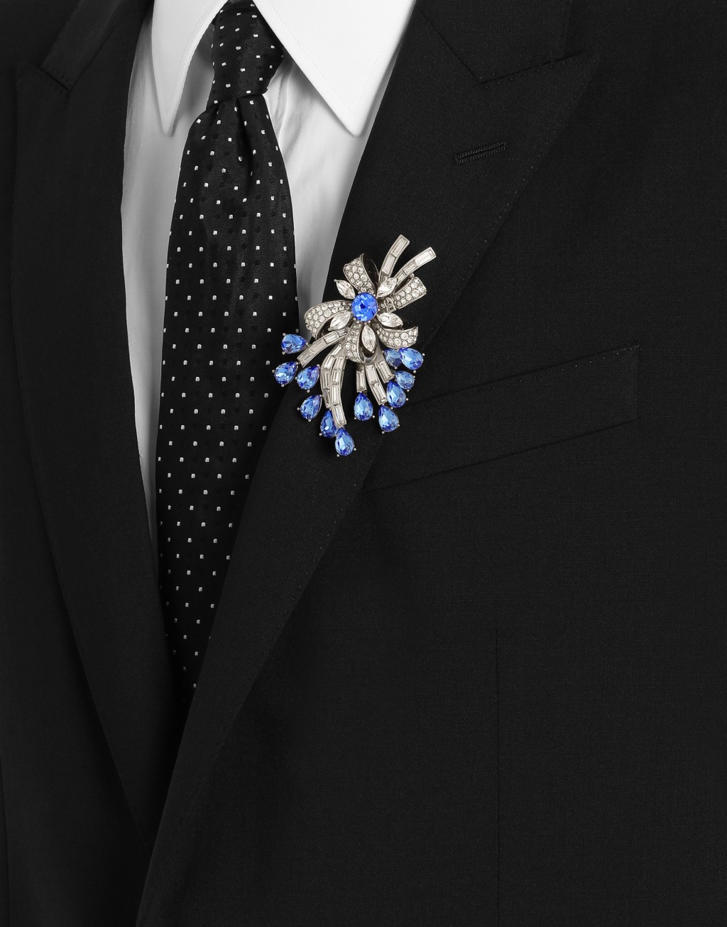 水钻花卉造型胸针2