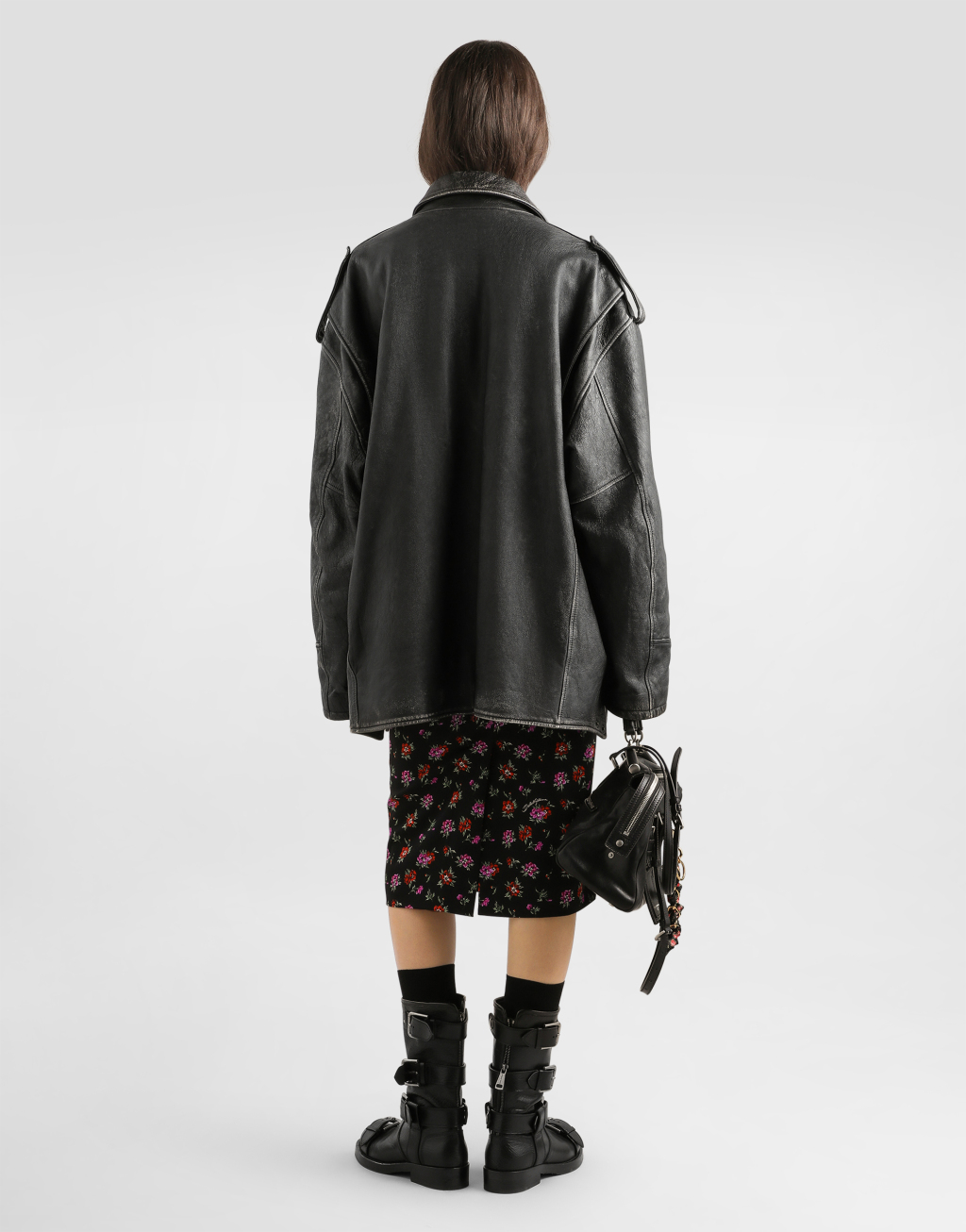 花卉印花直筒半裙3