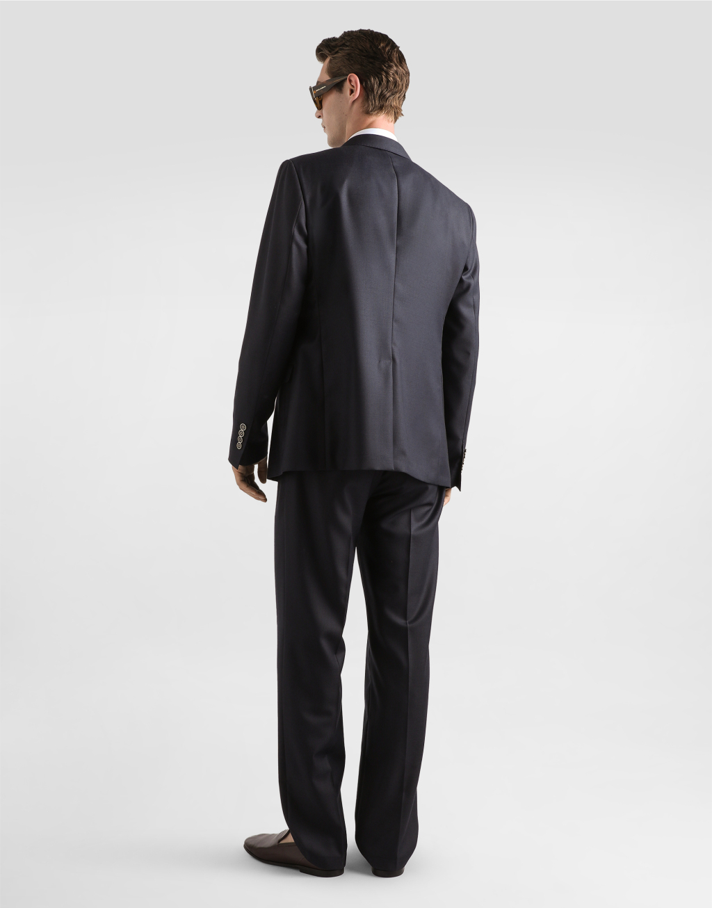 鸟眼纹羊毛慢跑裤3