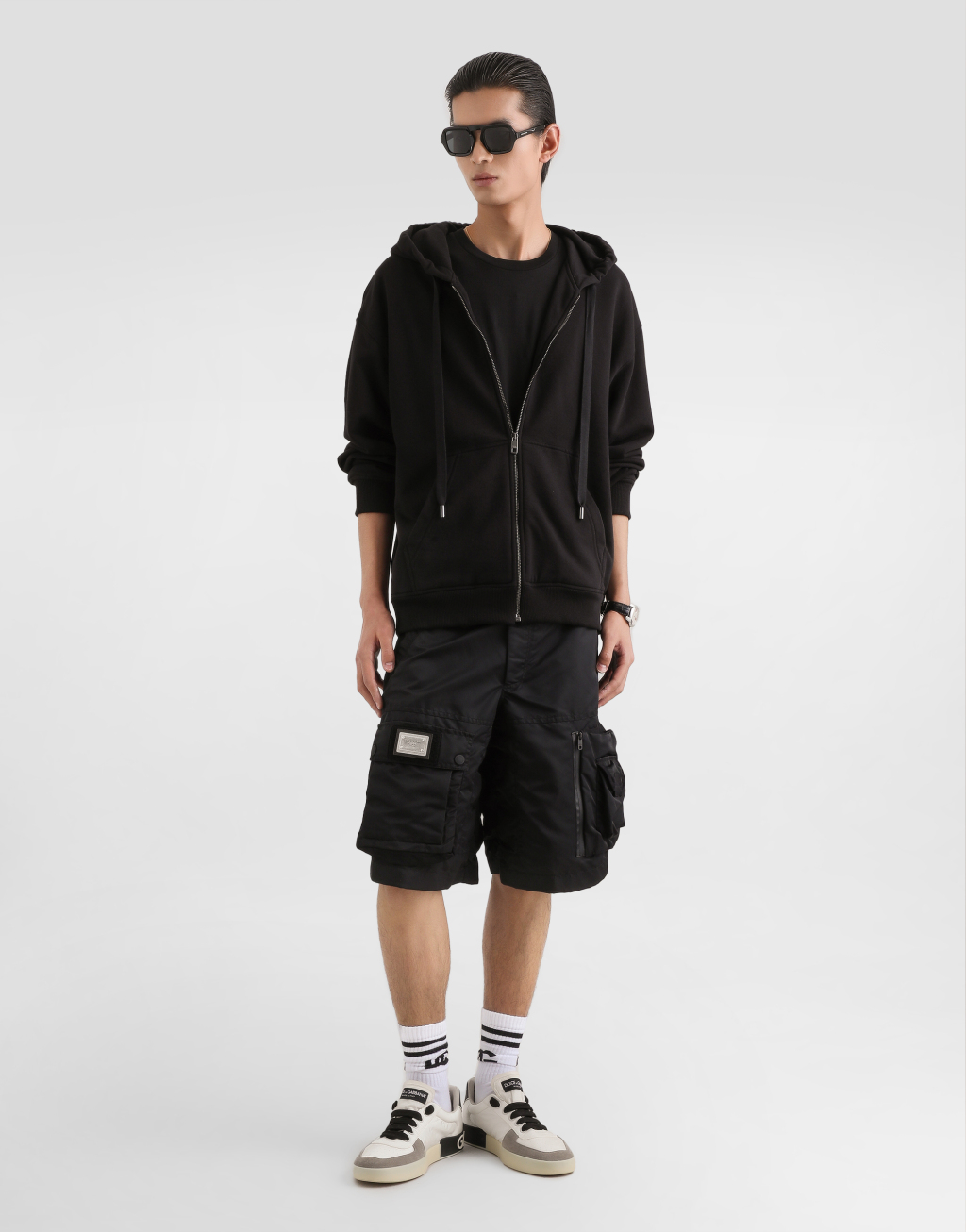 拼饰平纹针织 T 恤4