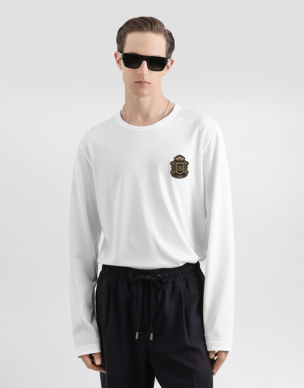 纹章拼饰棉质 T 恤4